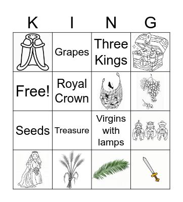 Kingdom Bingo Card