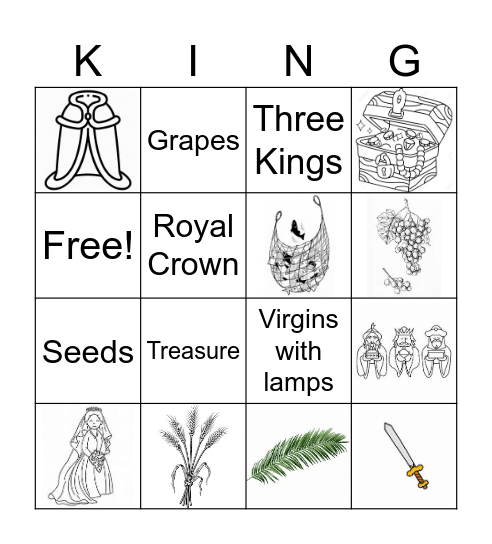 Kingdom Bingo Card