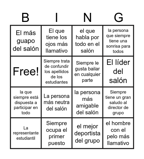 Que Tanto Conoces del grupo Bingo Card