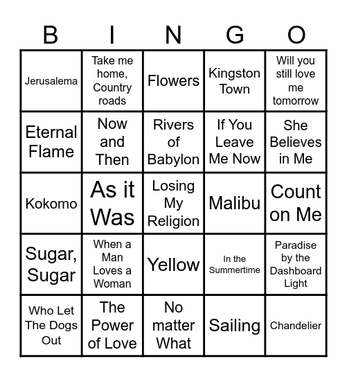 Bland í poka 3 Bingo Card