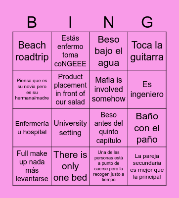 THAI DRAMA BING Bingo Card