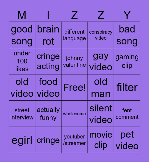 REELS BINGO Card