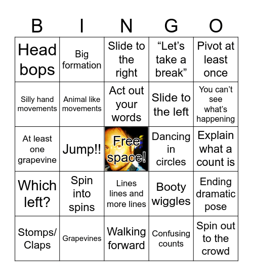 Mauryography Bingo Card