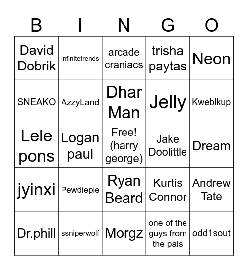 Certified lover boy Bingo board Bingo Card