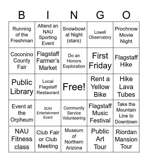 Car & Potential Fees Bingo Card