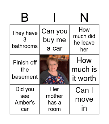 Open House Bingo Card