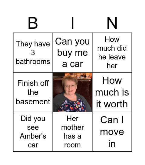 Open House Bingo Card