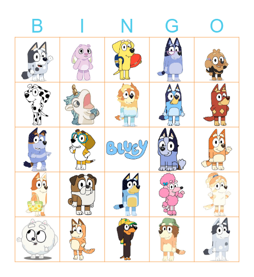 Let's play!!! Bingo Card