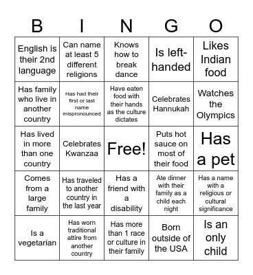 BOLESTOK BINGO Card