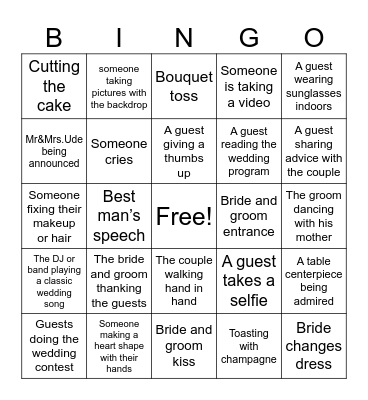 #ETERNALLOVE BINGO Card