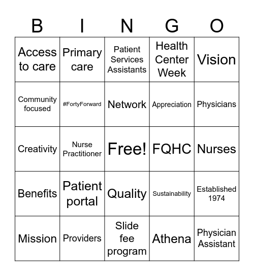 Hudson Headwaters Bingo Card