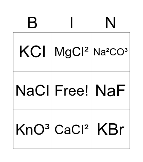 BINGO DOS SAIS Bingo Card