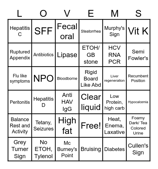 WEEK8 Bingo Card