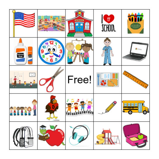 SOARing into a New School Year Bingo Card