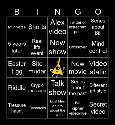 Bill Bingo Card