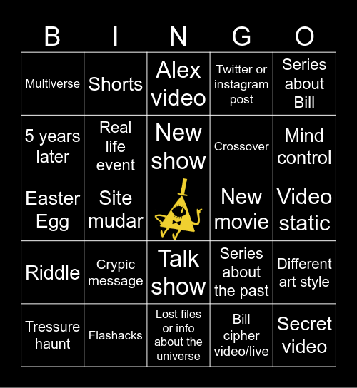 Bill Bingo Card