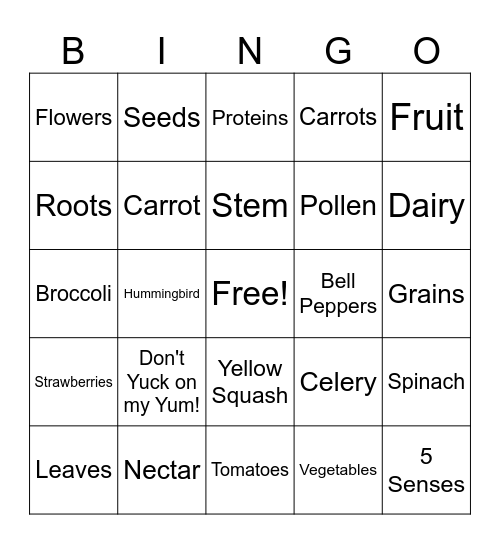 Summer Mornings by the Garden Review Bingo Card