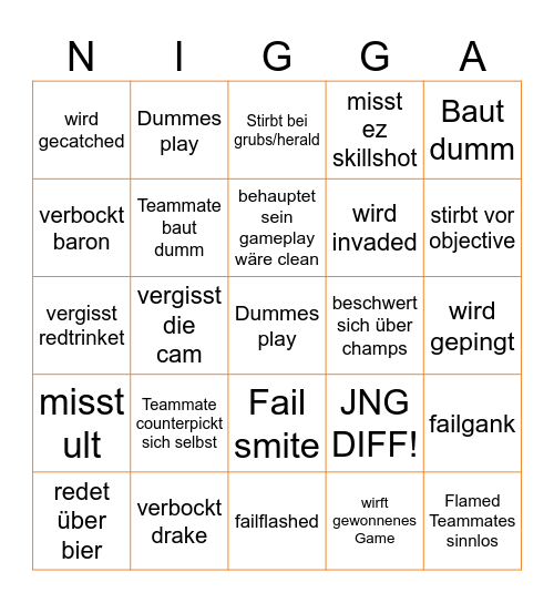 Lev Silberbingo 2.0 Bingo Card