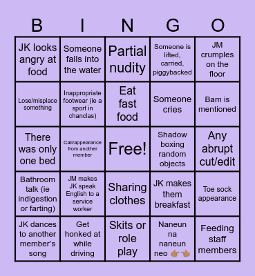 Goblin x Are you sure? Bingo Card