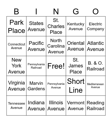 JAYCEOPOLY BINGO! Bingo Card