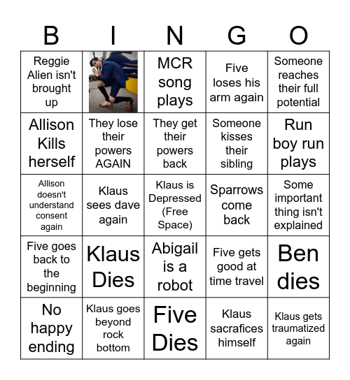 TUA Season 4 Bingo Card