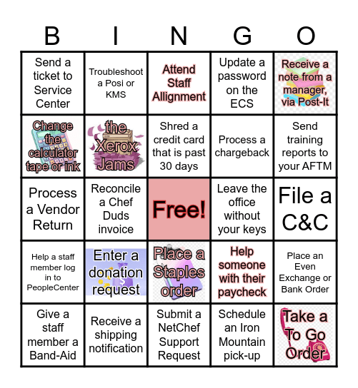 OST BINGO Card