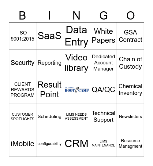 Confience OFFICE OLIMPICS Bingo Card