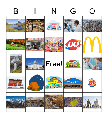 Place Bingo Card