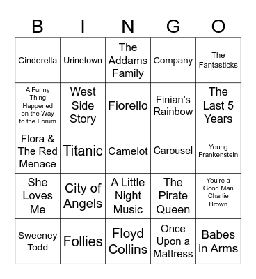 16 BAR BINGO Card