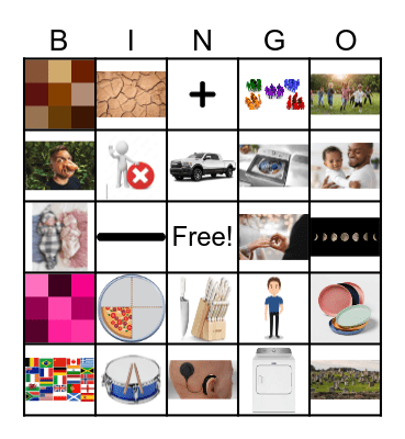 Vocabulary Y Bingo Card