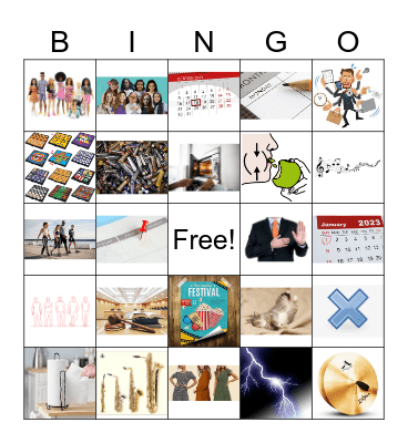Vocabulary O Bingo Card