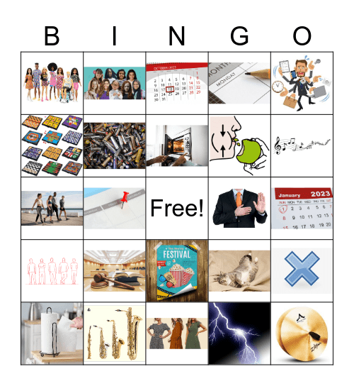 Vocabulary O Bingo Card