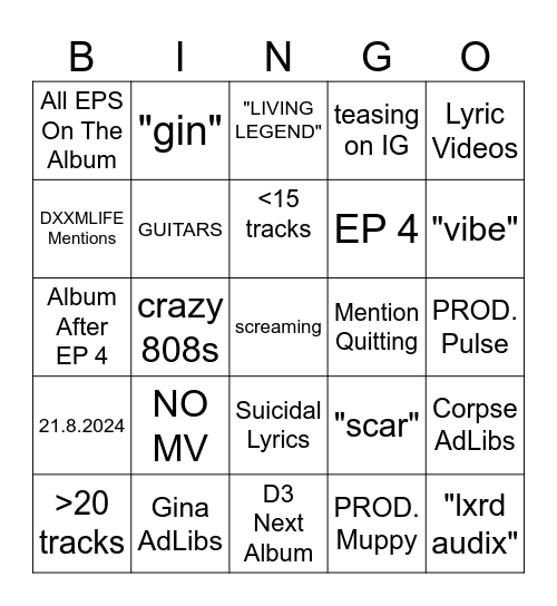 NBEYOND Bingo Card