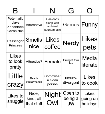 Green Flags Bingo Card