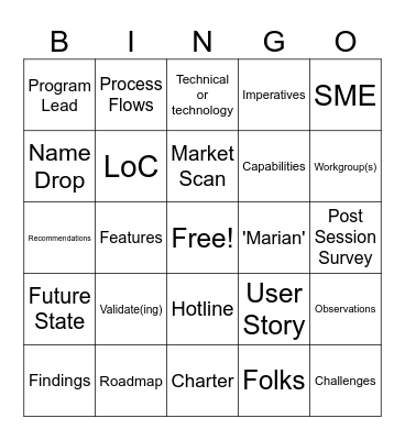 HHS 7.31.24 Bingo Card