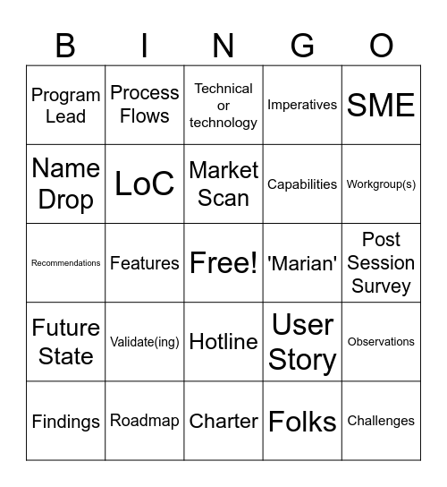 HHS 7.31.24 Bingo Card