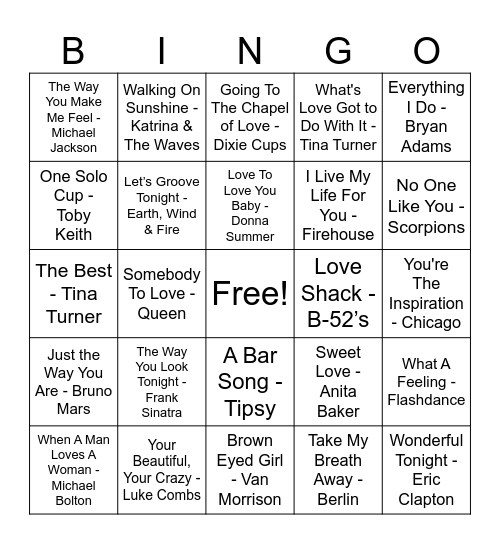 Bridgette's Bridal BINGO! Bingo Card
