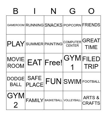 BGCM Bingo Card