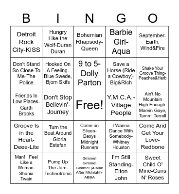Billy&Olivia's Wedding Bingo Card
