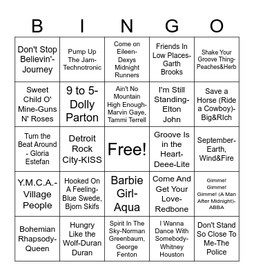 Billy&Olivia's Wedding Bingo Card