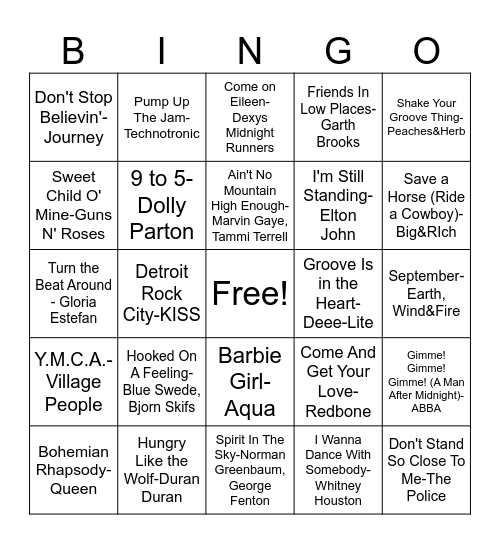 Billy&Olivia's Wedding Bingo Card