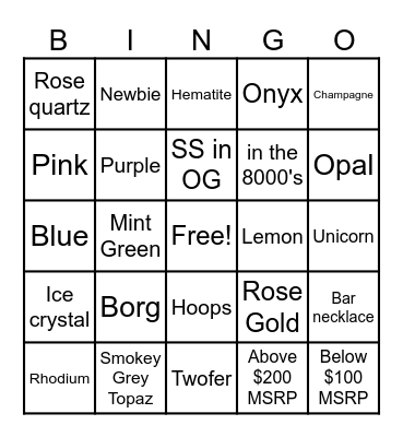 LOLLIPOP QUEENS Bingo Card