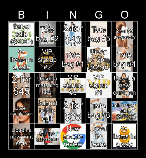 VIC 3 BINGO Card