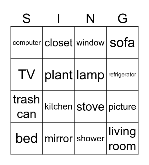 B ADV Bingo Card