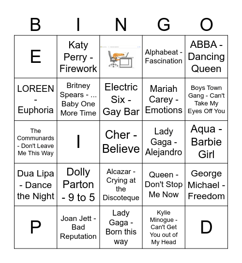 Pride Bingo Card