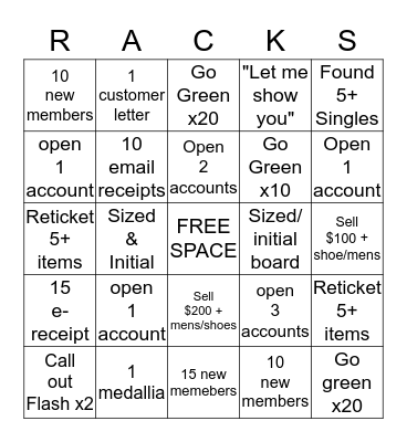 JULY  Bingo Card