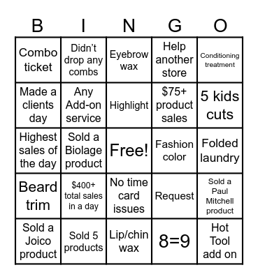 Super Bingo Card