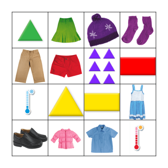 Starter U7 Bingo Card