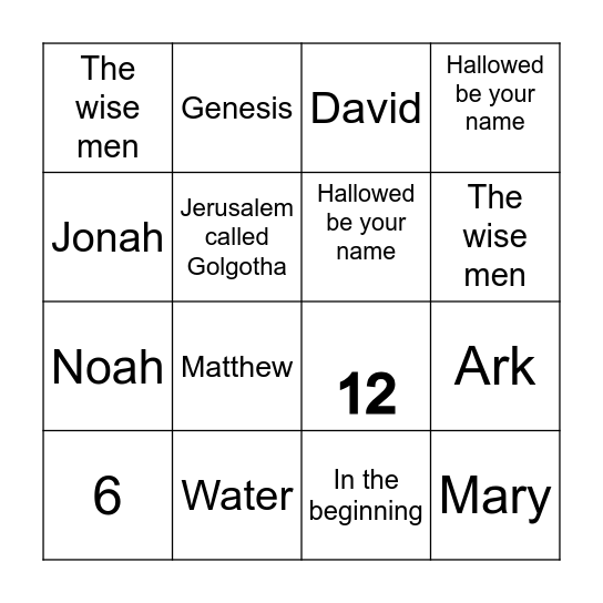 BINGO   BINGO Card