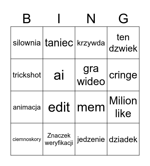 Alandebilxdd Bingo Card
